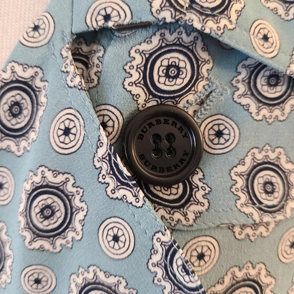 Burberry Agatha Pale Stone Silk Trench Dress -NWT - Picture 5 of 13